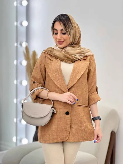 مانتو دو دکمه رها