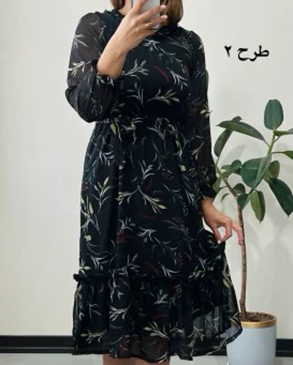 پیراهن حریر پارمین
