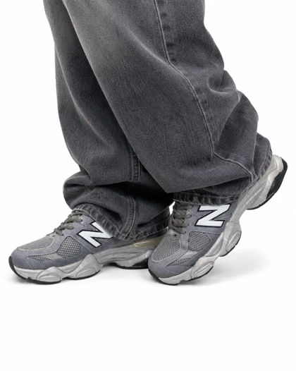 کفش کتانی مردانه بزرگ پا مدل نیوبالانس 9060 طوسی New Balance 9060