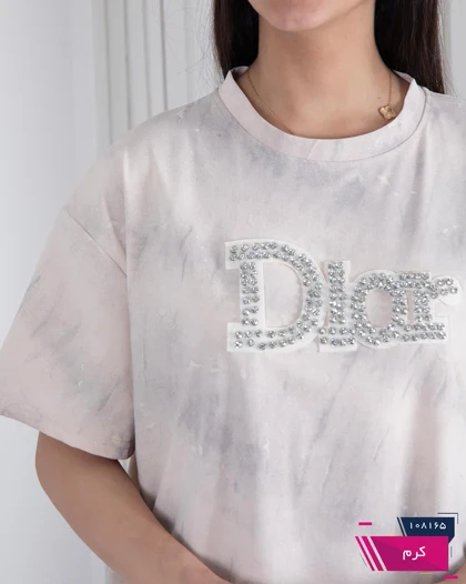 تیشرت وارداتی سنگشور نگینی DIOR