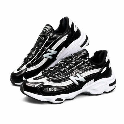 کفش کتانی مردانه مدل نیوبالانس 1000 سفید مشکی New BALANCE