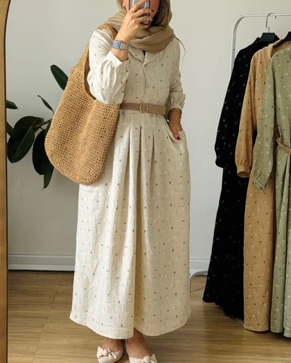 پیراهن مانتویی بابونه7