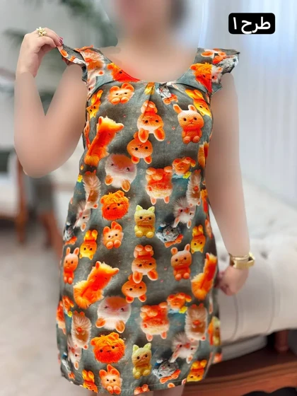 پیراهن نخی سه بعدی 2909