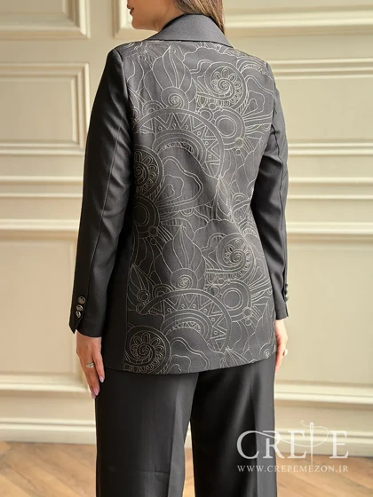 کت پشت گلدوزی یقه بلیزر