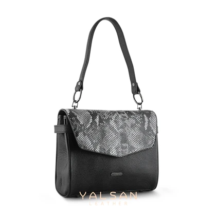 کیف دوشی و دستی زنانه چرم یلسان مدل ماژولار ستا کد 214-MC