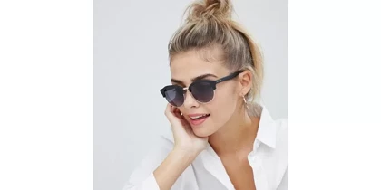 عینک آفتابی هاکرز مدل Rubber Black Gradient Classic Rounded