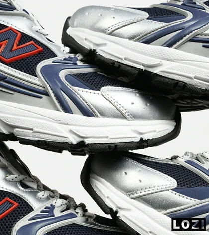 کفش کتانی مردانه و زنانه طوسی مشکی سرمه ای NEW BALANCE 530