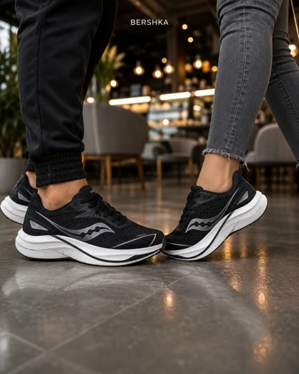 کتانی ساکونی مشکی مردانه و زنانه مدل 9159 کفش اسپرت Saucony