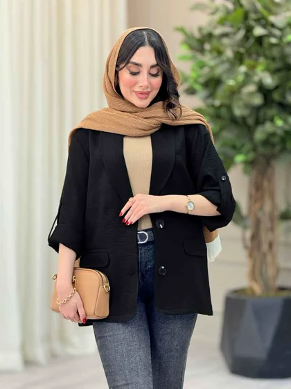 مانتو دو دکمه ژیکان