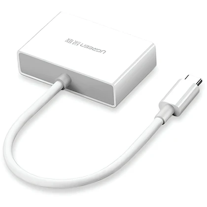 مبدل تایپ‌سی به HDMI و وی‌جی‌ای یوگرین MM123 30843
