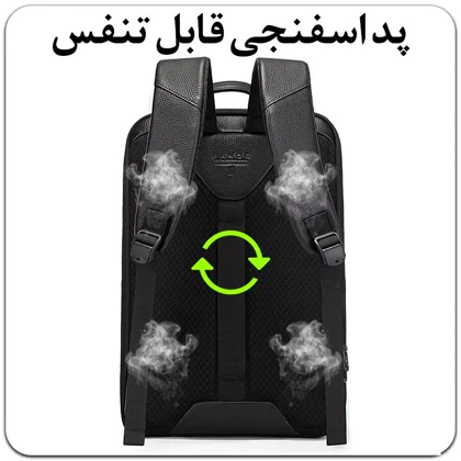 کیف و کوله پشتی لپ تاپ 15.6 چرم اورجینال بنج BANGE 6625