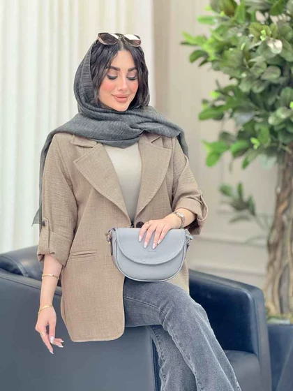 مانتو دو دکمه شیما