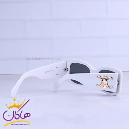 عینک آفتابی سلین زنانه فریم مستطیل سفید 4S282/1