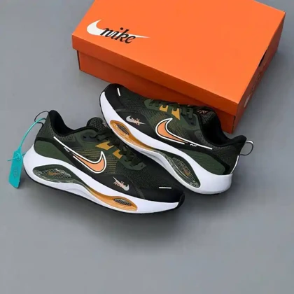 کفش نایک ایر زوم وینفلو V2 سبز لجنی Nike Winflo V2 Green Olive