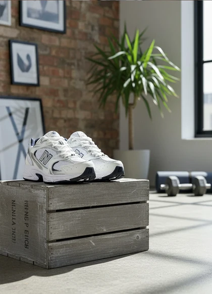 کفش ورزشی مردانه نیوبالانس مدل tako-سفید