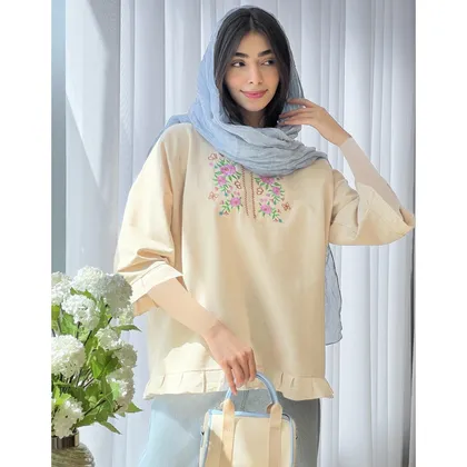 تونیک جلو گلدوزی 18245