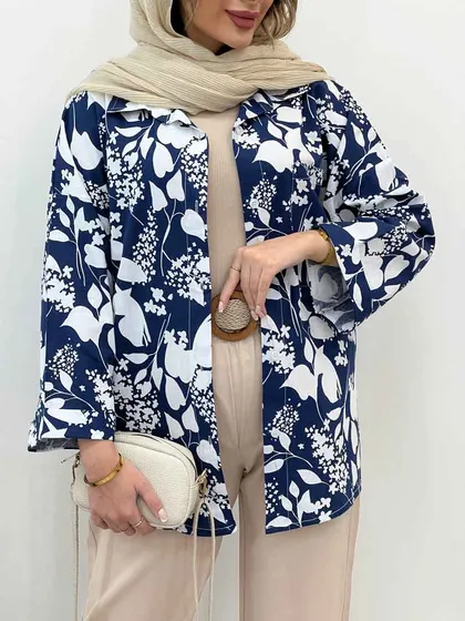 شومیز طرح دار پارمیدا