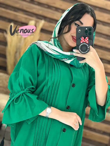 مانتو جلو پیله آستین گت