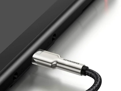 کابل شارژ سریع و انتقال داده تایپ سی به تایپ سی بیسوس Baseus Cafule Series Metal Data Cable Type-C to Type-C 100W 1m CATJK-C06