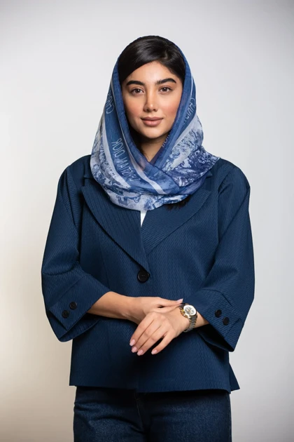 کت زنانه یقه ای استین دو دکمه