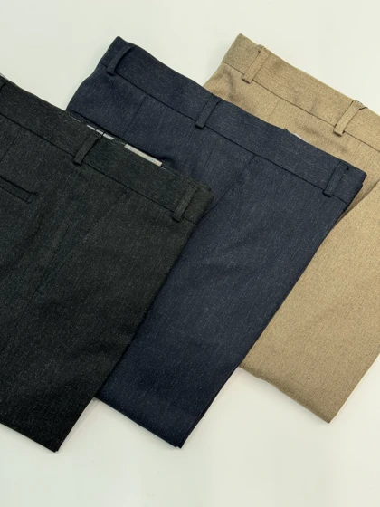 شلوار پارچه‌ای طرحدار مردانه _ پارچه جکوار دوبرکش قواره کلاسیک