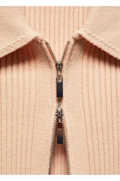 ژاکت کش باف پشمی زنانه mango