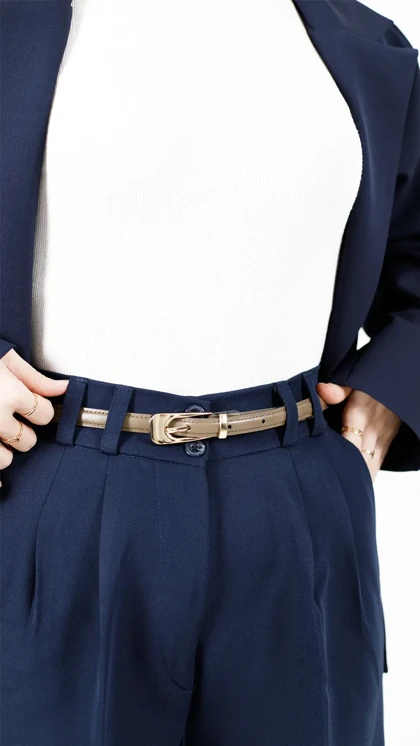 کمربند سگگ مستطیل ساده