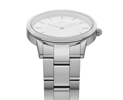 ساعت دنیل ولینگتون مردانه نقره ای صفحه سفید Dw-3461-G