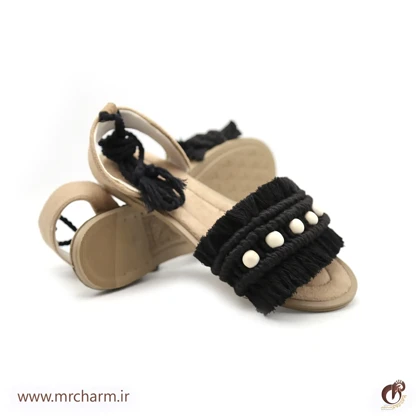 ست صندل و کیف دست بافت زنانه mrc2416-02