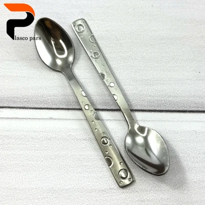 قاشق استیل 6 عددی توپی