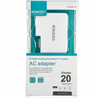 شارژر دیواری روموس ROMOSS مدل iCharger20 توان 20 وات دو پورت