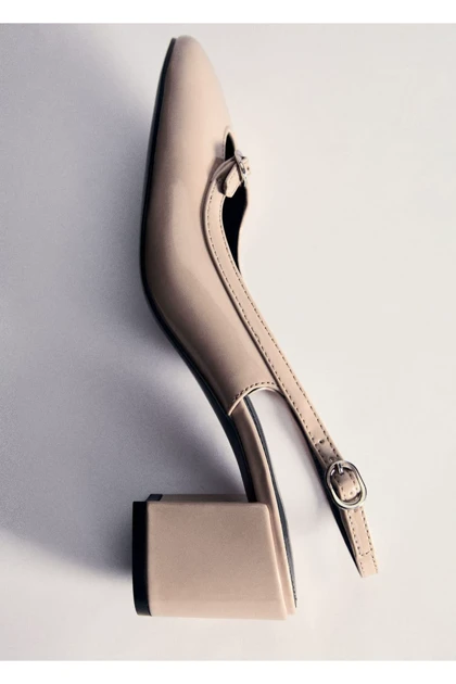 کفش پاشنه‌بلند کلاسیک زنانه اورجینال منگو mango