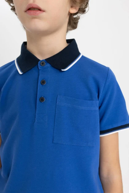 تیشرت یقه پولو بچگانه اورجینال دیفکتو defacto