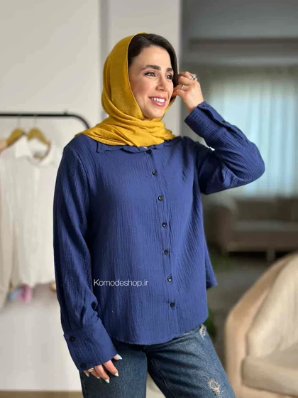 شومیز دبل فیس زنانه مدل سویو
