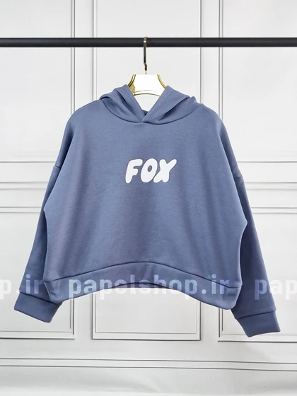 کراپ هودی fox
