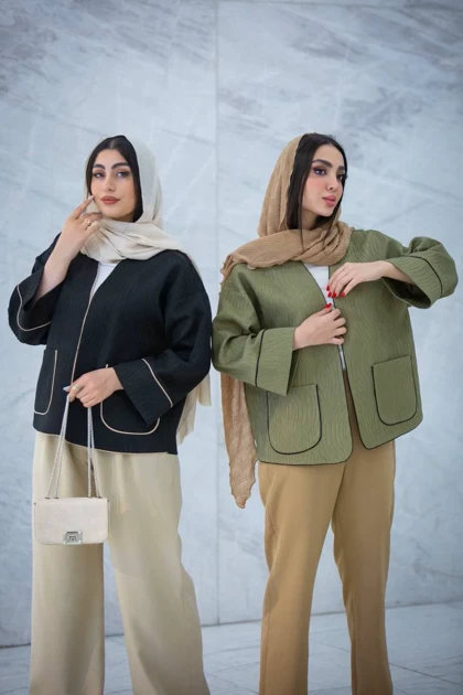 کت ژاکارد مغزی دوزی