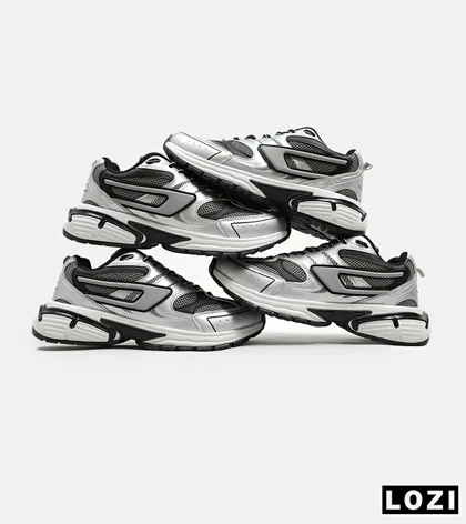 کفش کتانی مردانه نقره ای خاکستری DIESEL S-SERENDIPITY SPORT مدل 5384