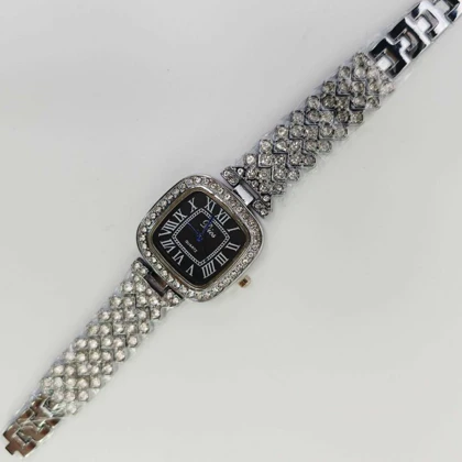 ساعت مچی زنانه مجلسی Dios نگین‌دار با موتور کوارتز