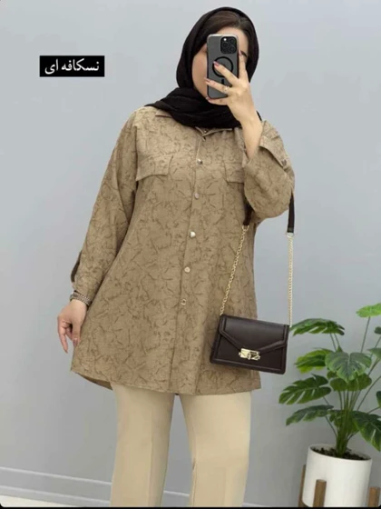 شومیز مانتویی گیسو
