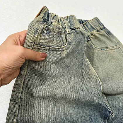 شلوار مام بچه گانه طرح دورنگ 66 خارجی