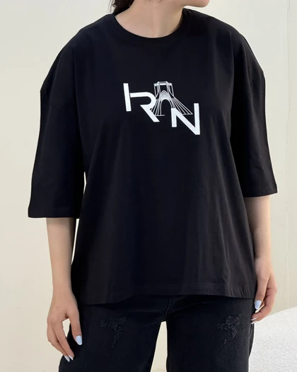 تیشرت باکسی ایران آزادی