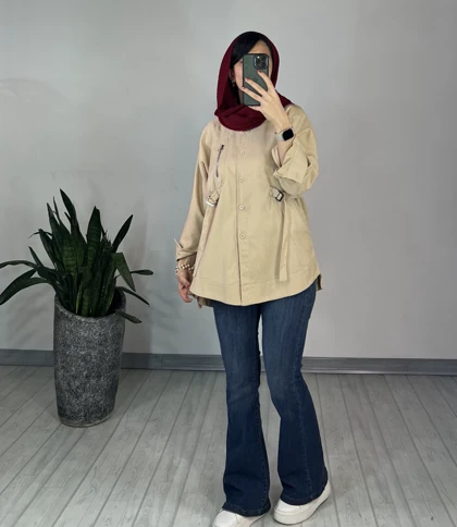 مانتو کتان پارمیس