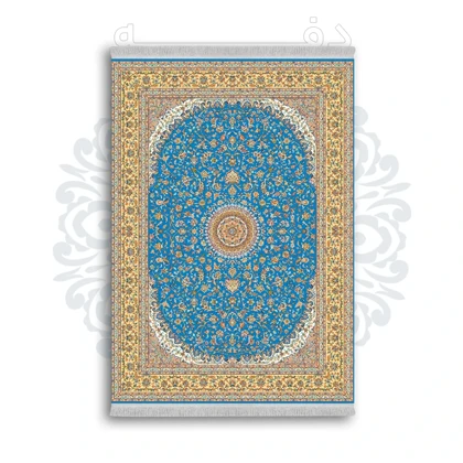 *جدید* فرشینه از جنس پارچه شانل مخمل ترک طرح فانتزی برند دفه کد 489