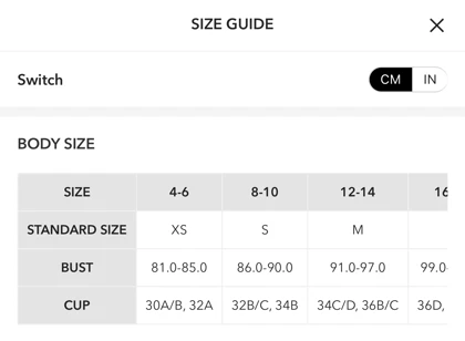 بالا تنه (سوتین بیکینی) مایو کاپشه انگلیس کد CAA12A4F024UU