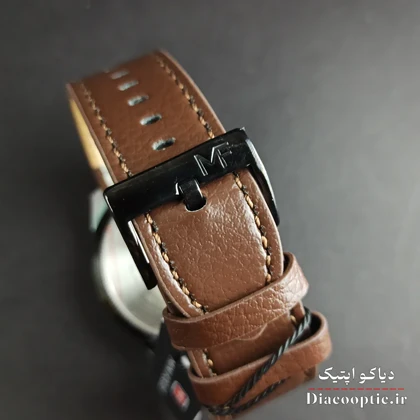 ساعت مچی مردانه اورجینال موتور ژاپن برند مینی فوکوس سه موتور مدل Mf0161G.03 بند چرم