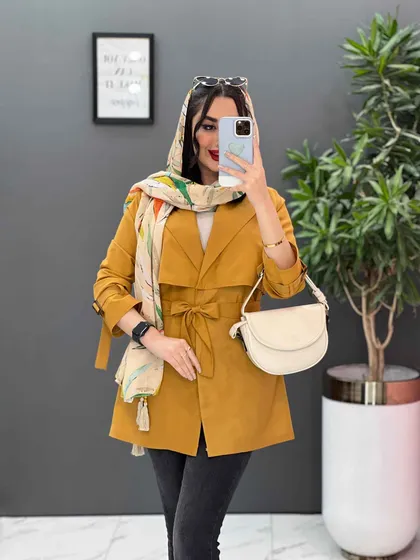 مانتو بالاژیله آستین سگک