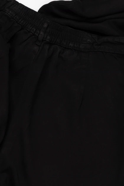 شلوار سیلک زنانه بگی دلچه مینی پشت کش مشکی رویال جین royal jean
