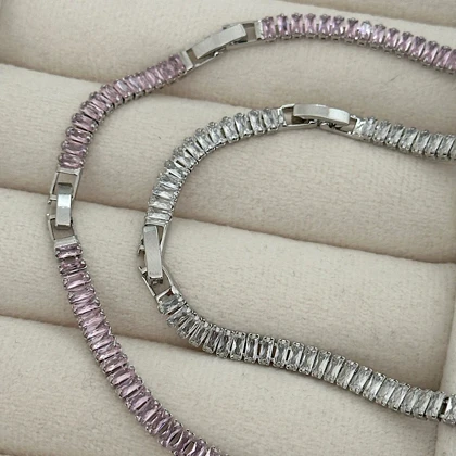 گردنبند زنانه تنیسی کد 867