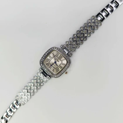 ساعت مچی زنانه مجلسی Dios نگین‌دار با موتور کوارتز