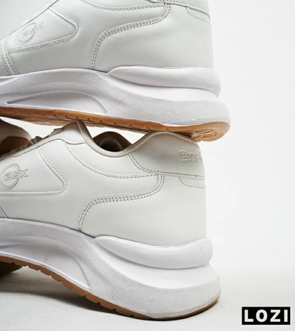 کفش کتانی کژوال مردانه سفید BERSHKA